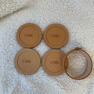 Leather Jon Hart Coasters